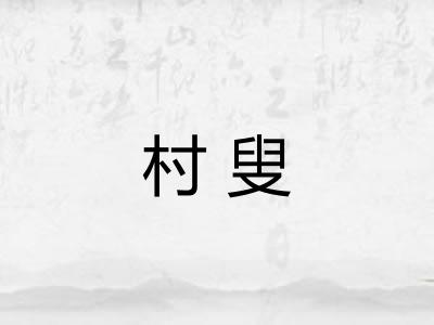 村叟