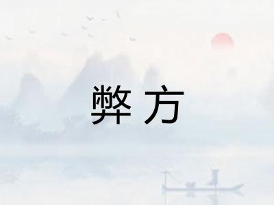 弊方