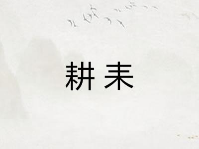 耕耒