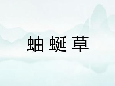 蚰蜒草