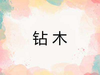 钻木
