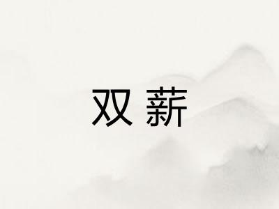 双薪