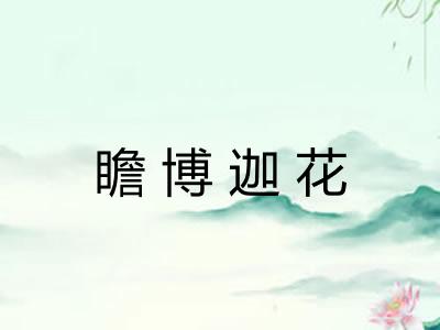 瞻博迦花