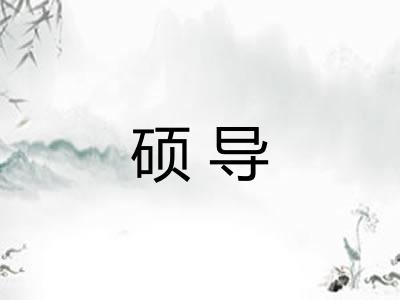 硕导