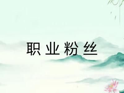 职业粉丝