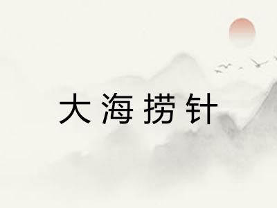 大海捞针