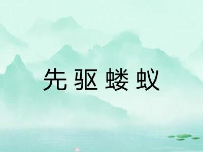 先驱蝼蚁