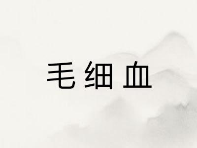 毛细血
