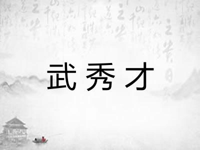 武秀才