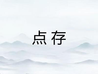 点存