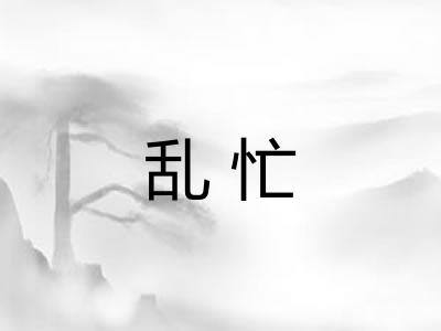乱忙