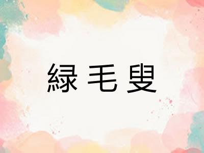緑毛叟