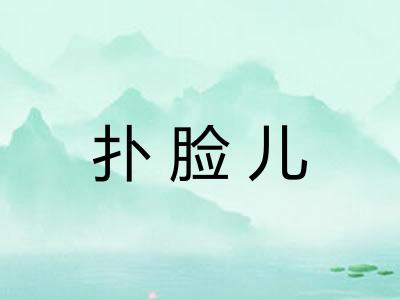 扑脸儿