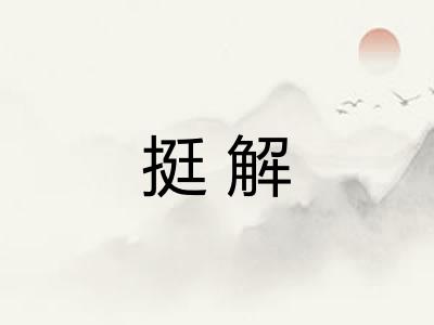 挺解