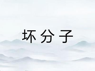坏分子