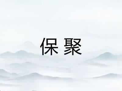 保聚