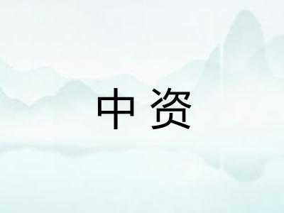 中资