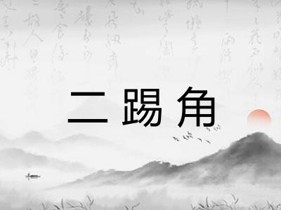 二踢角