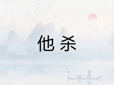 他杀