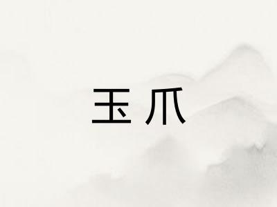 玉爪