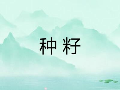 种籽
