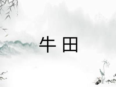 牛田