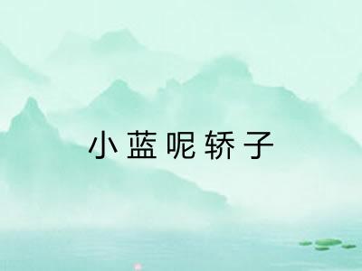 小蓝呢轿子