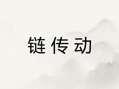 链传动