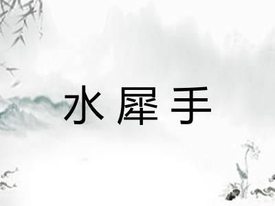 水犀手