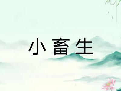 小畜生