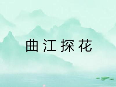 曲江探花