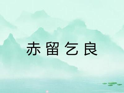 赤留乞良