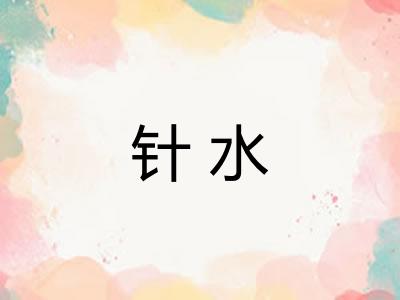 针水