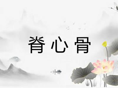 脊心骨