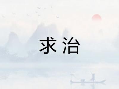 求治