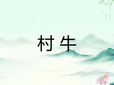 村牛