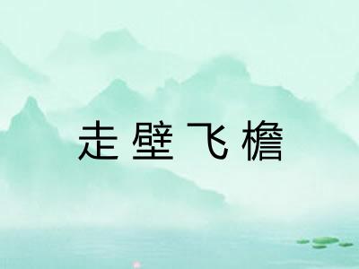 走壁飞檐