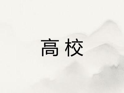 高校