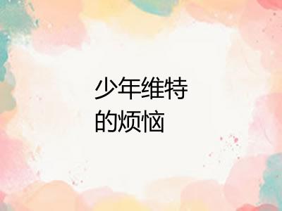 少年维特的烦恼