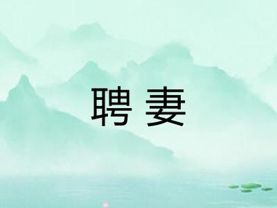 聘妻