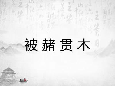 被赭贯木