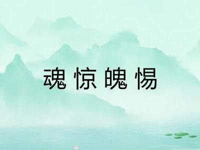 魂惊魄惕