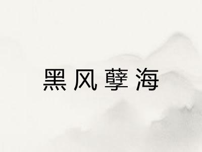黑风孽海