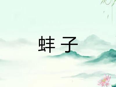 蚌子