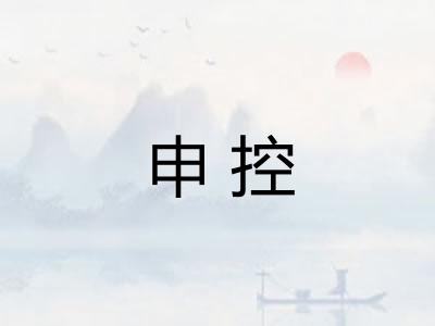 申控