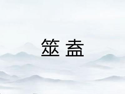 筮盍