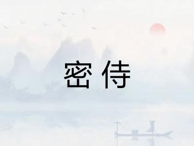 密侍