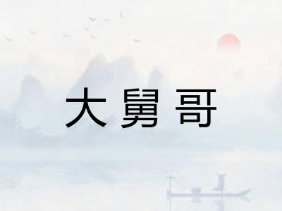 大舅哥