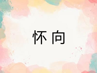 怀向