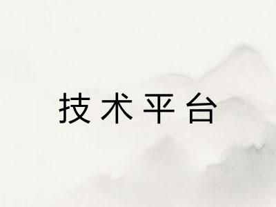 技术平台